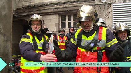 Sur Place : Commémoration de l'incendie place du Bouffay