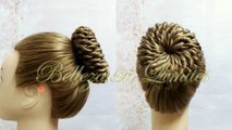 Peinados con Monos - Rope Twisted Pinwheel Bun -Prom Hairstyles