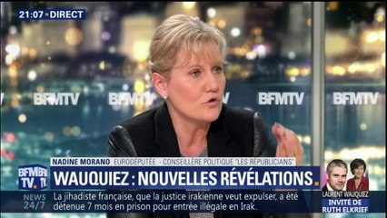 Laurent Wauquiez "a fait preuve de naïveté", assure Nadine Morano