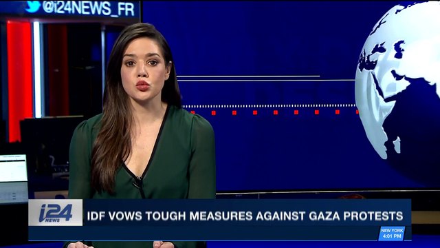 i24NEWS DESK | IDF vows tough measures against Gaza protests | Monday, February 19th 2018