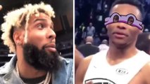 Odell Beckham Jr ROASTS Russell Westbrook, Calls Him a Ninja Turtle