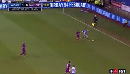 Will Grigg Goal HD -  Wigan 1-0 Manchester City 19.02.2018