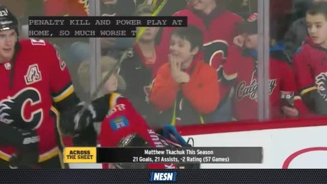 Bruins Face-Off Live: Bruins Looking To Eliminate Flames' Strong Offense Performers