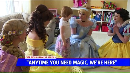 Little Girl Fighting Cancer Surprised with Princess Party