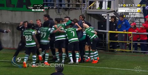 90´+9 Sebastián Coates Winning Goal HD - Tondela 1-2 Sporting 19.02.2018 HD
