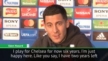 'You never know' - Hazard refuses to rule out Real Madrid move