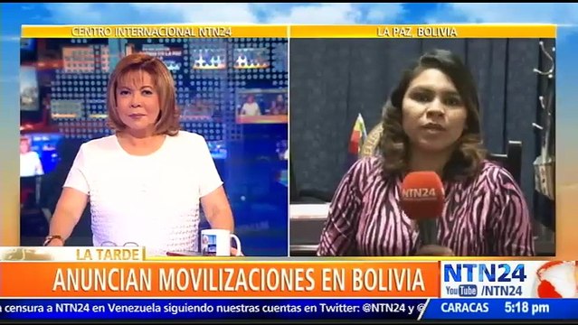 Anuncian movilizaciones en Bolivia para defender los resultados del referendo del 2016 en el que ganó el ‘no’ a un nuevo periodo presidencial de Evo Morales