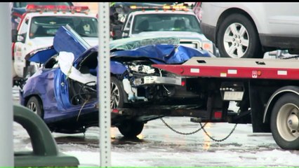 Télécharger la video: `It Happened Again:` Police Say Nearly 70 Vehicles Involved in Iowa Freeway Pileup