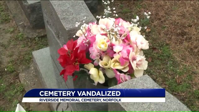 Vandals Topple Over Headstones at Virginia Cemetery