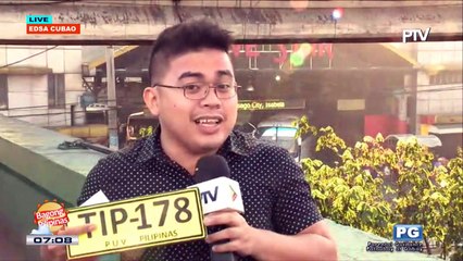 IT'S A SIGN: PUV plate