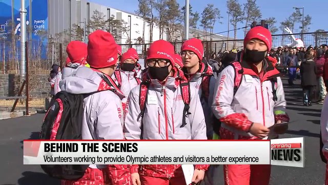 Volunteers take a step further to provide athletes and visitors to the Olympics with better experience