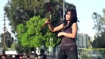 Anna Ranoso Nunchucks (Newer vid linked in info) [360p]