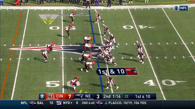 2016 - Tom Brady finds Chris Hogan for 39-yard gain