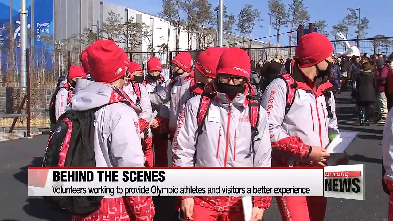 Volunteers take a step further to provide athletes and visitors to the Olympics with better experience