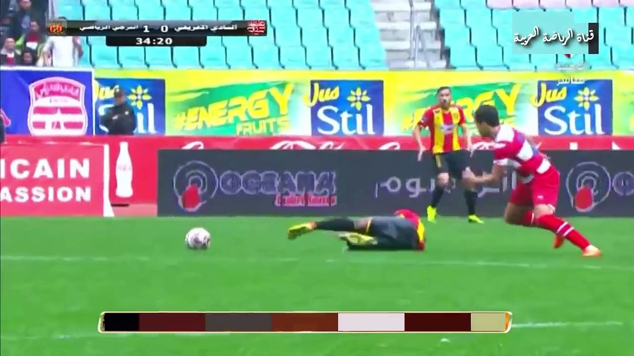 تقرير  مباراة ( النادي الإفريقي 2 - 1  الترجي الرياضي )الرابطة التونسية المحترفة 2018