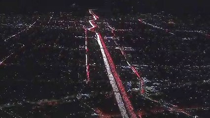 Pesadilla en Los Ángeles  tráfico infernal por el día de Acción de Gracias