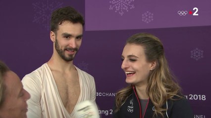 JO 2018 - Patinage artistique / Guillaume Cizeron : "Nous sommes contents de cette performance ! "