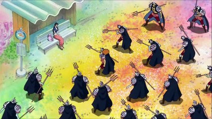 Fishman Island Guards Attack Robin English Dubbed