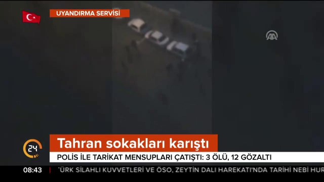 Polis ve tarikat mensupları çatıştı