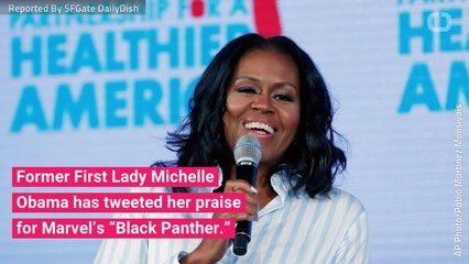 Michelle Obama Praises Marvel’s ‘Black Panther’ Movie