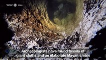 Archaeologists find fossils, Mayan relics in underwater cave