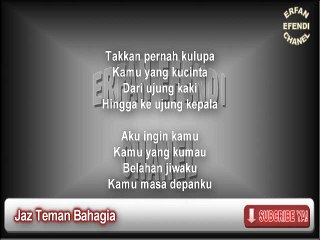 Jaz Teman Bahagia Female Karaoke Lirik Cover Akustik