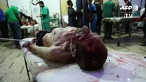 Cien civiles muertos en un día de bombardeos sirios