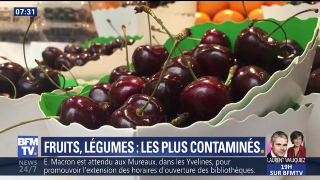 Raisin, cerise, céléri-branche… quels sont les fruits et légumes contenant le plus de pesticides?