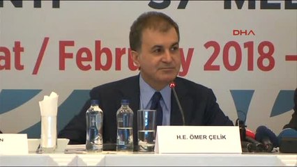 Adana-Ömer Çelik Türkiye-Ab Karma İstişare Komitesi'nin 37. Toplantısında Konuştu