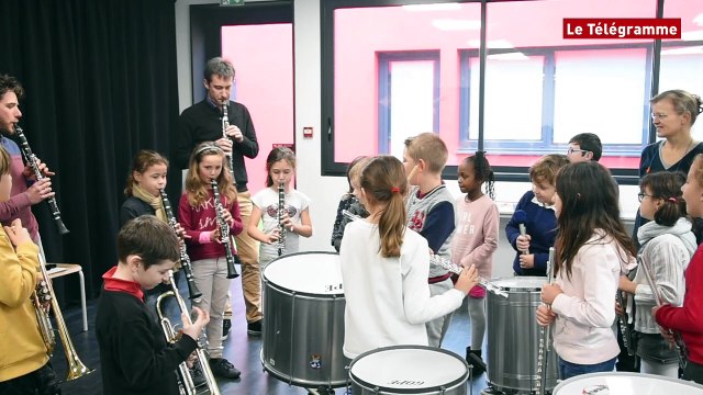 Paimpol. La classe orchestre donne le ton à l'école