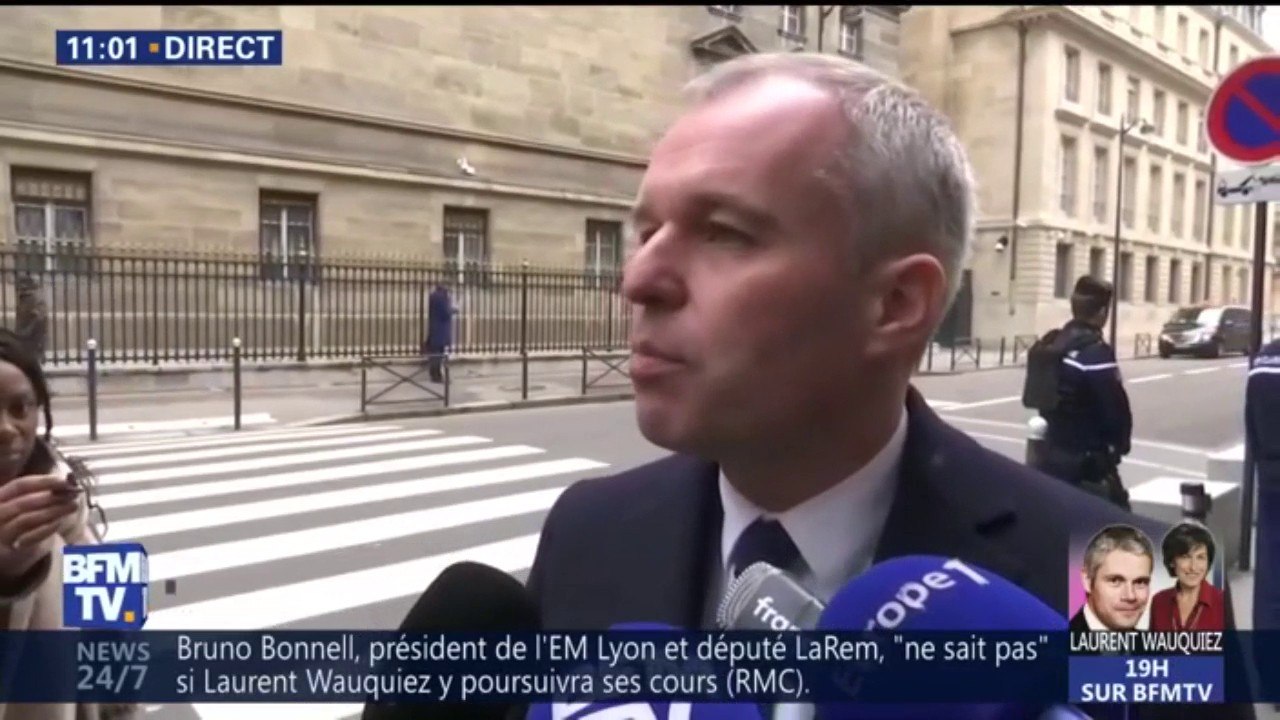 Rugy sur Wauquiez: "Je voudrais appeler les chefs de parti à bien choisir leurs mots"