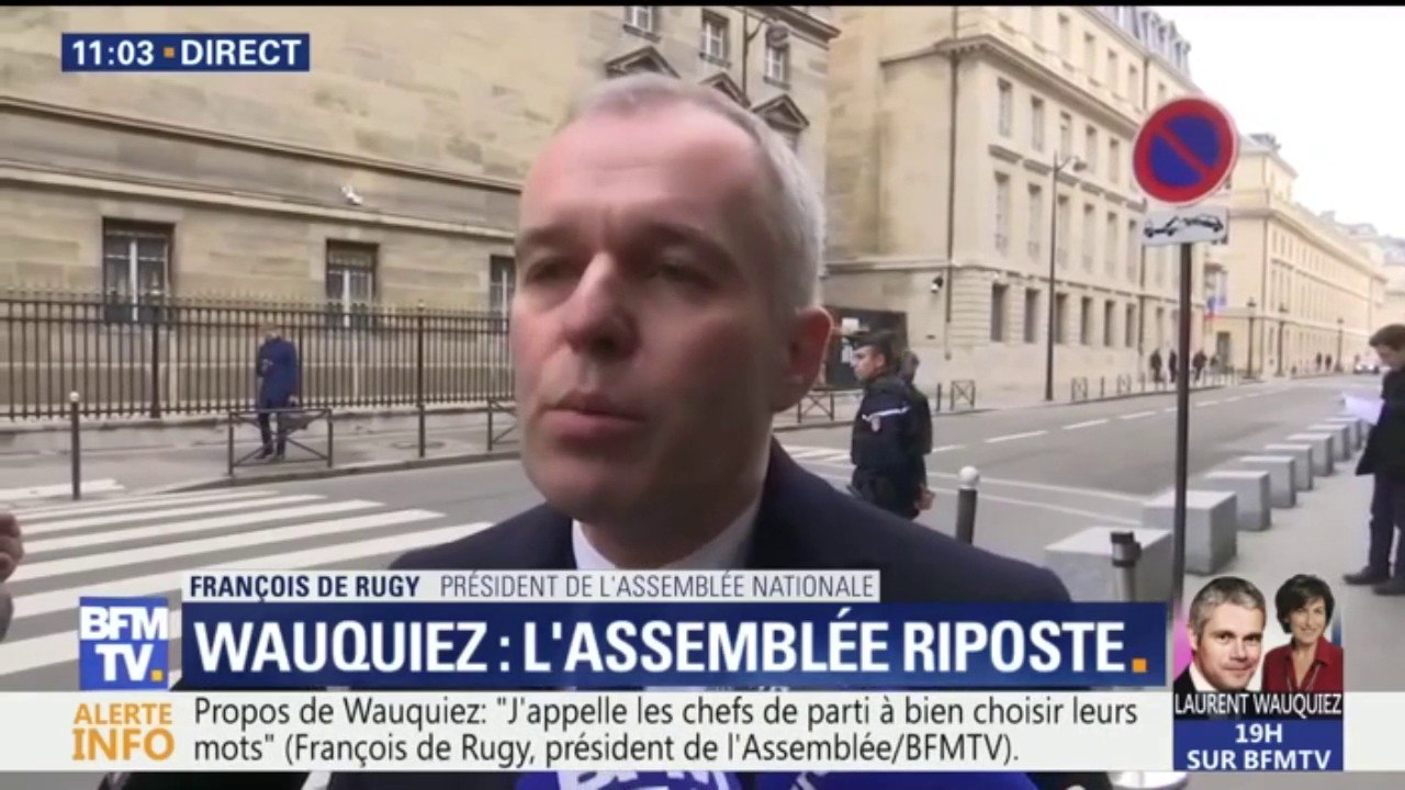 François de Rugy estime que "Laurent Wauquiez devrait s'excuser devant les Français"