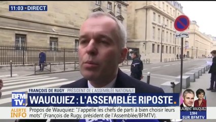 François de Rugy estime que "Laurent Wauquiez devrait s'excuser devant les Français"