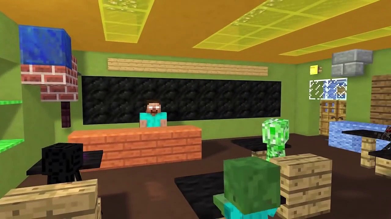 Monster School - SUBWAY SURFERS Pizza Delivery Challenge - Minecraft Animation