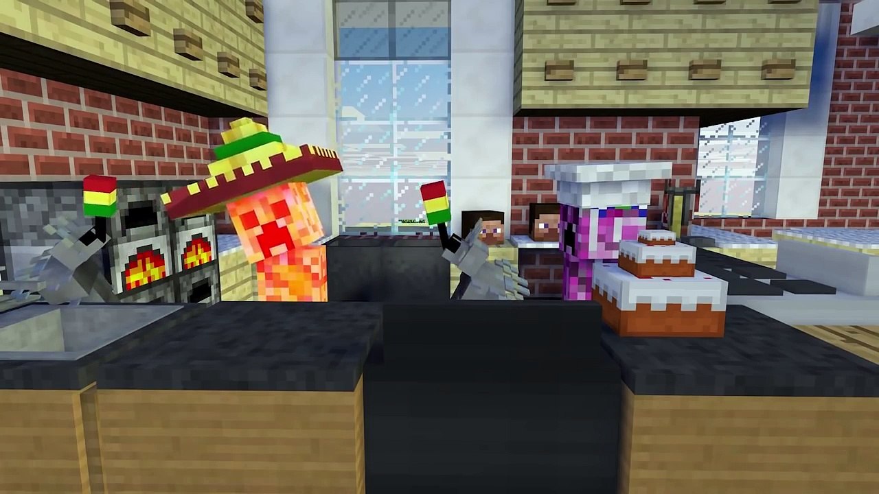 Monster School - Master Chef Cooking Challenge - Minecraft Animation minecraft