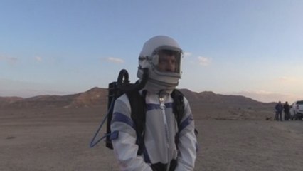 El desierto del Néguev se convierte en Marte por unos días