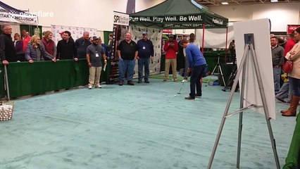 Man sinks 120-foot putt and wins 100-thousand dollars