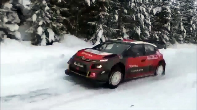 Rally Sweden 2018 - Test Kris Meeke - Citroën C3 WRC