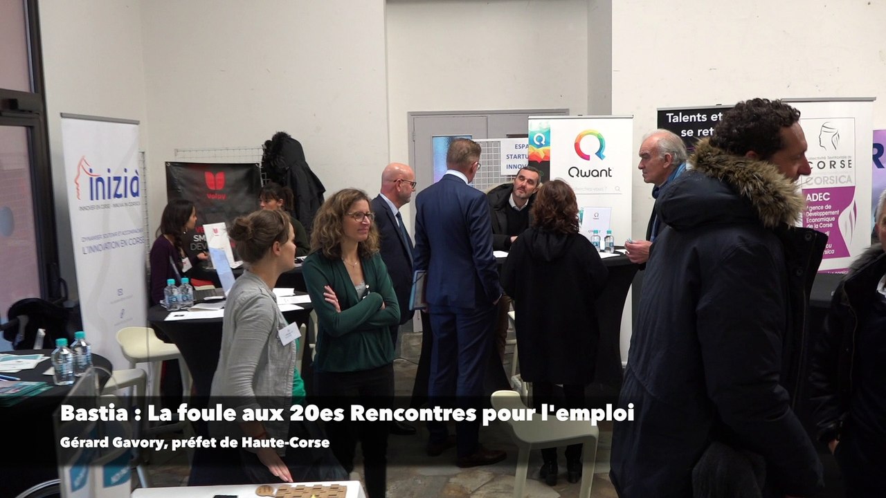 Bastia : La foule aux 20es Rencontres pour l'Emploi