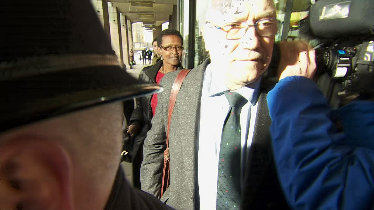 Oxfam executives arrive for parliamentary committee