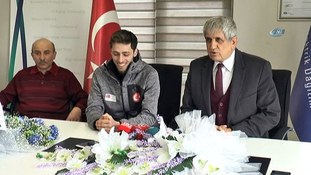 Olimpiyat Oyunları’nda Türkiye’yi temsil eden İpçioğlu, Erzurum’a döndü