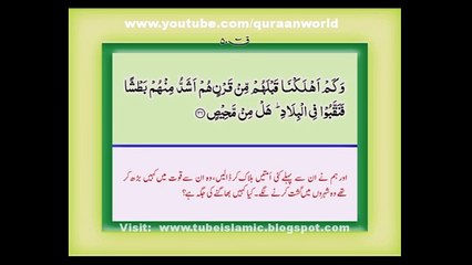 Tilawat Quran with Urdu Translation Chapter 26 (5)