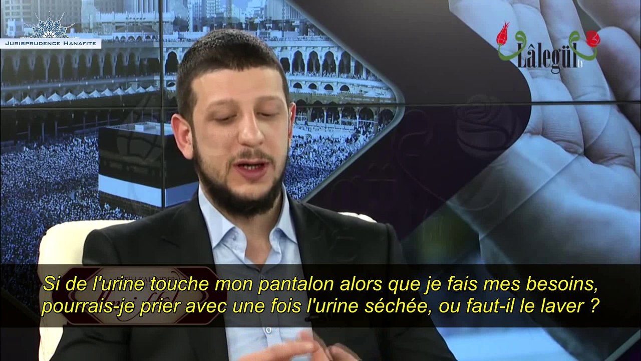 Puis-je prier avec mon pantalon touché par l'urine qui a séché ?
