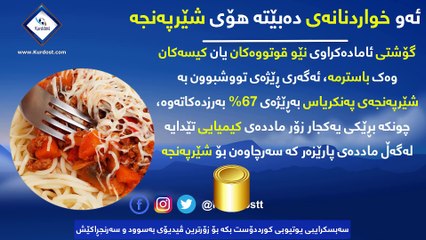 ئەو خواردنانەی دەبێتە هۆی شێرپەنجە