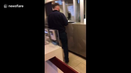 A man walks into a bank ... and tries to cash enormous fake cheque