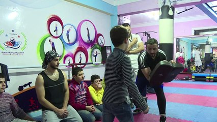 Young Syrian refugees get active at Egypt sports academy