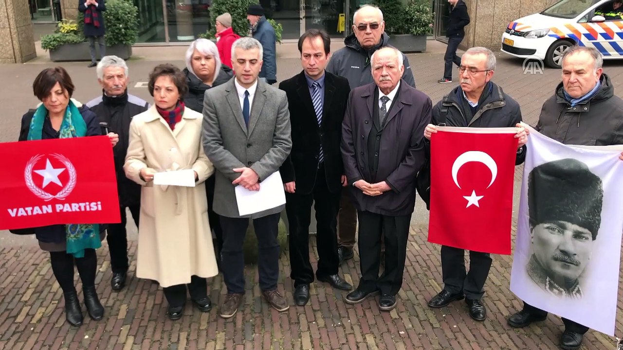 Vatan Partisinden Hollanda Parlamentosu önünde basın açıklaması - LAHEY