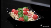 Recette : Spaghettis aux tomates et basilic