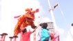 Lion dance to meet and greet tourists
