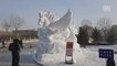 Thailand wins international ice sculpture contest